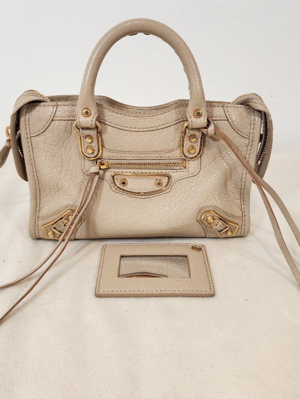 Balenciaga City Mini. No strap.